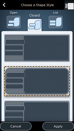 Du har 15 olika teman f&ouml;r flikarnas former