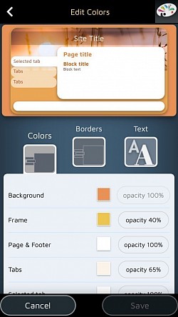 Anpassa färgen på varje del av dina webbsidor.